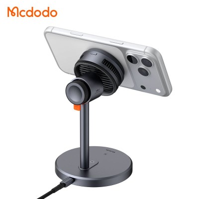 هولدر استند شارژر وایرلس مگنتی 25 وات و فن خنک کننده 3 کاره مک دودو Mcdodo MagQ Ultra CH-6170