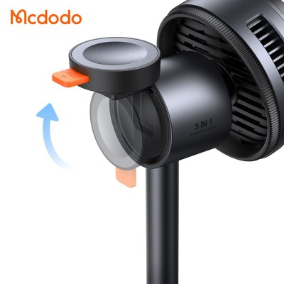 هولدر استند شارژر وایرلس مگنتی 25 وات و فن خنک کننده 3 کاره مک دودو Mcdodo MagQ Ultra CH-6170