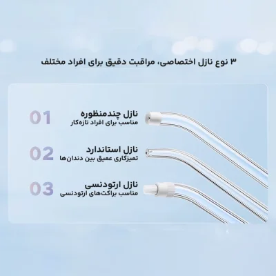 دستگاه شستشوی دهان و دندان میجیا شیائومی مدل Mijia Water Flosser F300 MEO703