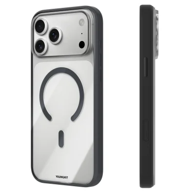 کاور مگ سیف یانگ کیت مدل Clear Glossy Series MagSafe مناسب آیفون 18 پرو مکس و 17 پرو مکس iPhone 18 Pro Max/17 Pro Max