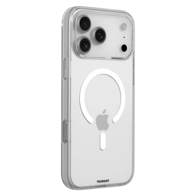 قاب مگ سیف یانگ کیت Crystal Glossy Clear Series مناسب آیفون 18 پرو و 17 پرو iPhone 18 Pro/17 Pro