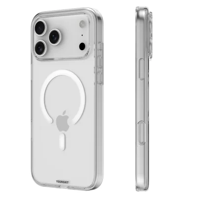 قاب مگ سیف یانگ کیت Crystal Glossy Clear Series مناسب آیفون 18 پرو و 17 پرو iPhone 18 Pro/17 Pro