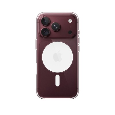 قاب شفاف مگ سیف طرح اپل Clear Case MagSafe مناسب آیفون 18 پرو مکس و 17 پرو مکس iPhone 18 Pro Max/17 Pro Max