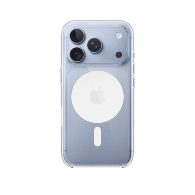 قاب شفاف مگ سیف طرح اپل Clear Case MagSafe مناسب آیفون 18 پرو و 17 پرو iPhone 18 Pro/17 Pro