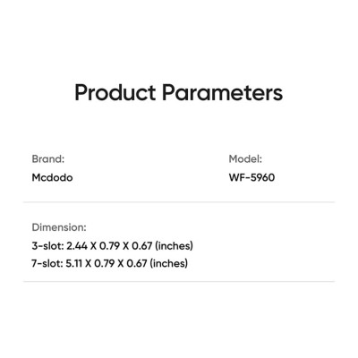 خرید و قیمت نگهدارنده کابل مک دودو مدل WF-596 مجموعه 2 عددی