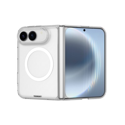 قاب مگ سیف پشت و رو دار 2 تکه یانگ کیت Clear Series مناسب آیفون دوئو iPhone Duo