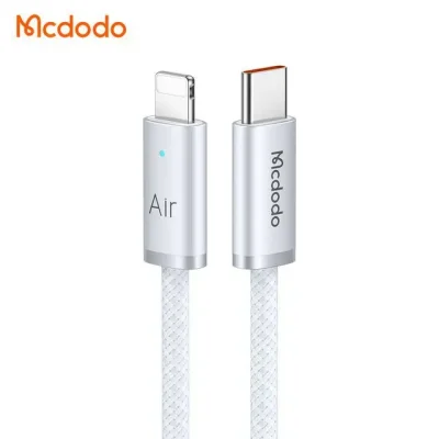 کابل تبدیل تایپ سی به لایتنینگ 36 وات مک دودو مدل Mcdodo Lightning 36W CA-7782 / CA-7783 طول 1.8 متر