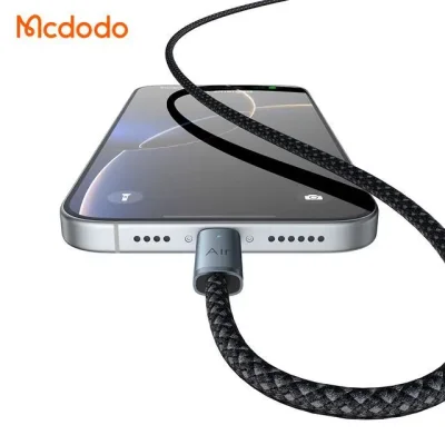 کابل تبدیل تایپ سی به لایتنینگ 36 وات مک دودو مدل Mcdodo Lightning 36W CA-7782 / CA-7783 طول 1.8 متر