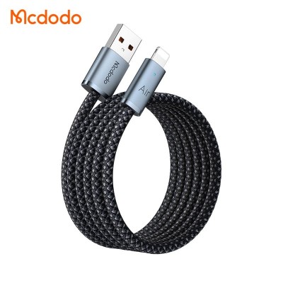 کابل تبدیل USB به لایتنینگ مک دودو مدل Mcdodo Lightning 3A CA-1220 / CA-1221 طول 1.2 متر