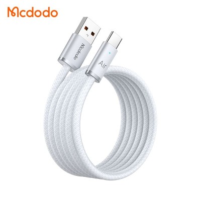 کابل شارژ تایپ سی سوپر شارژ 6 آمپر 100 وات مک دودو مدل CA-1322 / CA-1323 طول 1.8 متر