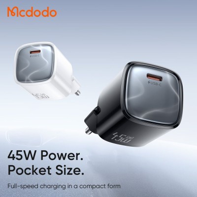 شارژر 45 وات سوپر فست شارژ AVS مک دودو Mcdodo 45W GaN Mini CH-443