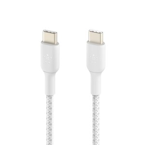 کابل تایپ سی به تایپ‌سی بلکین مدل Belkin BoostCharge Braided طول 1 متر 60 وات