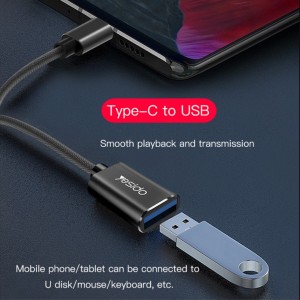 تبدیل اوتیجی USB به تایپسی یسیدو مدل GS01 با کابل 10 سانتی