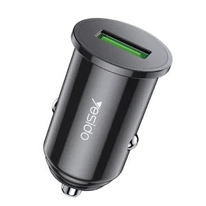 شارژر فندکی یو اس بی 20 وات یسیدو مدل Yesido 20W QC3.0 USB-A Y38