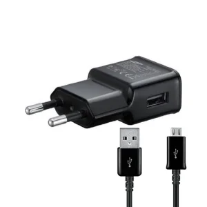 شارژر 10 وات یو اس بی اصلی سامسونگ مدل Samsung ETA-U90EBE 2A با کابل MicroUSB