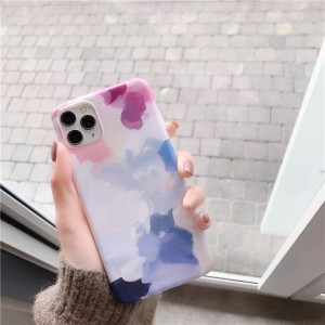 کاور  آبرنگی محافظ لنزدار مدل ابر و باد مناسب آیفون 12 و 12 پرو اپل iPhone 12/12 Pro