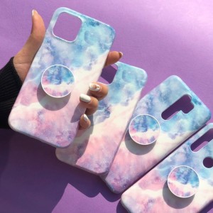 کاور ماربل  با پاپ سوکت مدل Dreamy Marble مناسب آیفون 11 پرومکس اپل (iPhone 11 Pro Max)