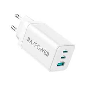 شارژر 3 پورت 65 وات راوپاور مدل RAVPower PD Pioneer 3-Port 65W Wall Charger