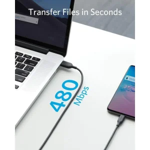 کابل دوسر تایپسی به تایپسی انکر مدل PowerLine III A8852 طول 0.9 متر