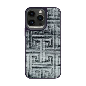 کاور چرمی طرح کجسا مدل Maze Pattern مناسب آیفون 14 پرومکس اپل iPhone 14 Pro Max