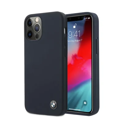 کاور اورجینال بی ام و مدل BMW Silicone مناسب آیفون 12 و 12 پرو اپل iPhone 12/12 Pro