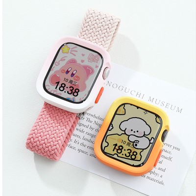 کاور محافظ اپل واچ سیلیکونی دو رنگ مدل دیفندر گرادینت سایز 38/40/41 میلی متر