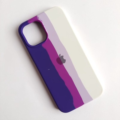 کاور سیلیکونی رنگین کمان مناسب آیفون 12 پرومکس اپل iPhone 12 Pro Max