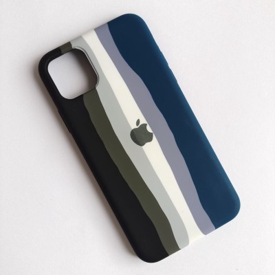 کاور سیلیکونی رنگین کمان مناسب آیفون 11 پرومکس اپل iPhone 11 Pro Max