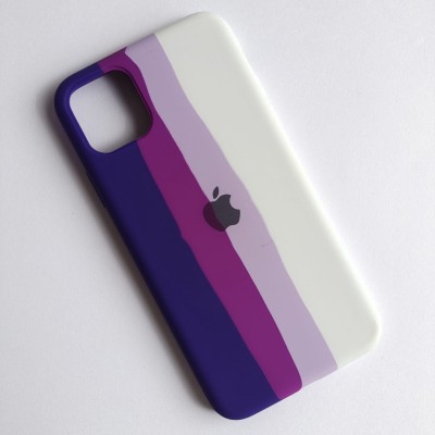 کاور سیلیکونی رنگین کمان مناسب آیفون 11 پرو اپل iPhone 11 Pro