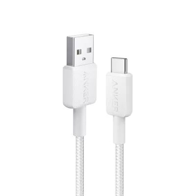 کابل یو اس بی به تایپ سی کنفی انکر مدل Anker 322 Braided A81H5 طول 0.9 متر