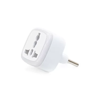 تبدیل برق 3 به 2 یونیورسال چراغ دار هادرون Hadron Universal Power Plug Adapter A10