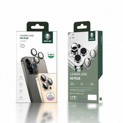 محافظ لنز دوربین رینگی گرین لاین آیفون 14 پرو و 14 پرو مکس Green Lion HD Plus iPhone 14 Pro/14 Pro Max