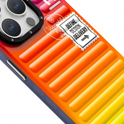 کاور سکرت کالر نارنجی یانگ کیت مدل Orange Secret Color مناسب آیفون 15 پرومکس اپل iPhone 15 Pro Max