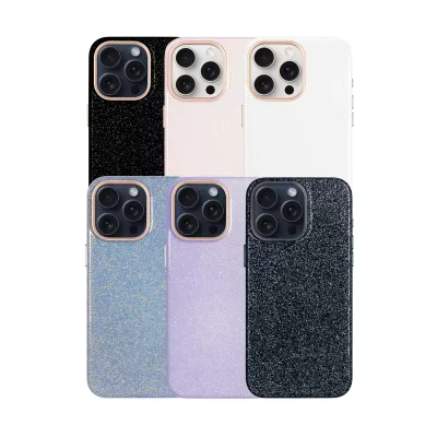 کاور چرم اکلیلی کی زد دوو مدل KZDOO SPARKLE مناسب آیفون 15 پرومکس اپل iPhone 15 Pro Max