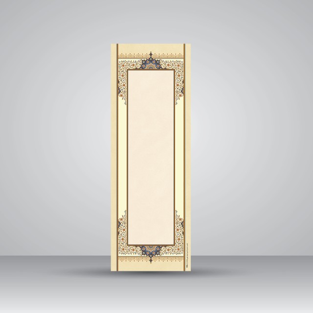 کاغذ تذهیب دار چاپی کد966، سایز 48*17 cm (بسته 50 عددی)