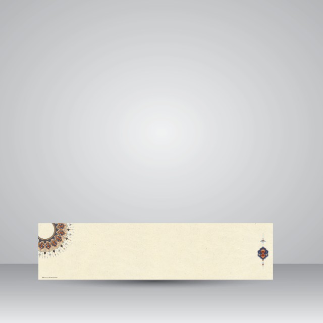 کاغذ تذهیب دار چاپی کد 969، سایز 70*17 cm (بسته 10 عددی)