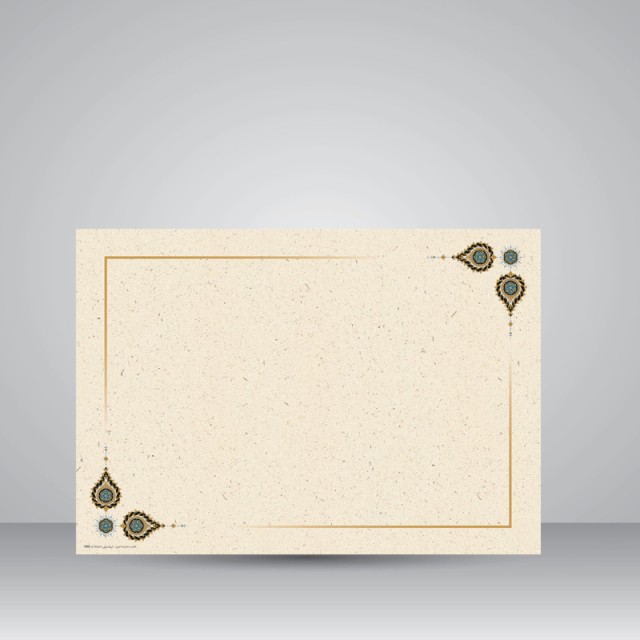 کاغذ تذهیب دار چاپی کد 840، 50*35 cm (بسته 10 عددی)