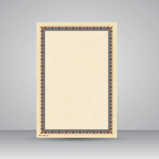 کاغذ تذهیب دار چاپی ، کد 880، سایز 35*25 cm (بسته 50 عددی)