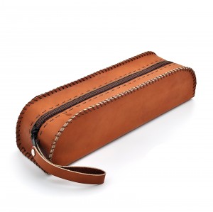 کیف جا قلمی چرم طبیعی میراث