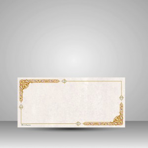 کاغذ تذهیب دار چاپی کد 687، 35*16 cm (بسته 10 عددی)