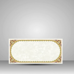 کاغذ تذهیب دار چاپی کد 686، 35*16 cm (بسته 10 عددی)