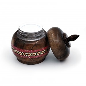 دوات نفیس چوب گردو خاتم  (پر پن) کد 1-10308