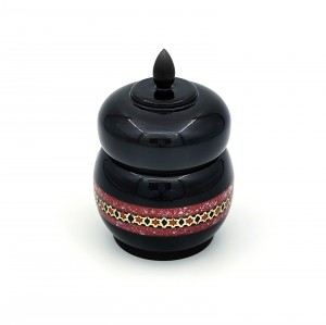 دوات نفیس چوب گردو خاتم  (پر پن) کد 1-10308