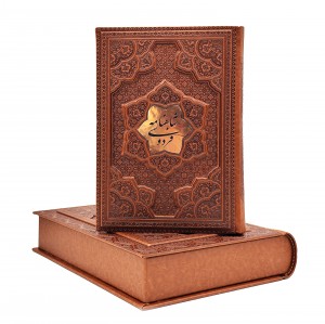 شاهنامه فردوسی (وزیری ، گلاسه، طرح چرم، جعبه دار)