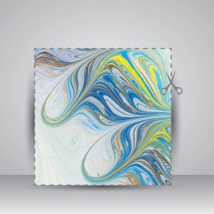 کاغذ ابر و باد چاپی بافت دار، 50*35 cm، کد 930 (بسته 50 عددی)