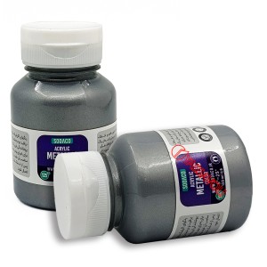 رنگ اکریلیک متالیک 125 میل نقره ای برند سوداکو کد 02295