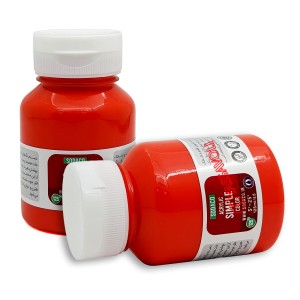 رنگ اکریلیک ساده  125 میل نارنجی برند سوداکو کد 02304