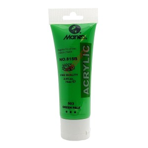 رنگ اکریلیک 75 میل برند ماریس کد 503 GREEN PALE