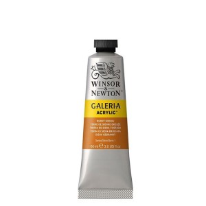 رنگ اکریلیک 60 میل برند وینزور کد 074 BURNT SIENNA OPAQUE