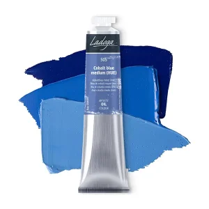 رنگ روغن 46 میل برند لادوگا (سنت پترزبورگ) - کد 505- Cobalt Blue Medium